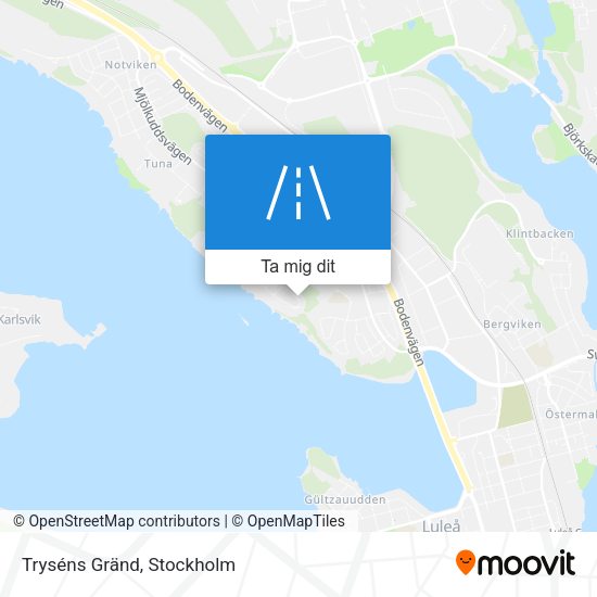 Tryséns Gränd karta