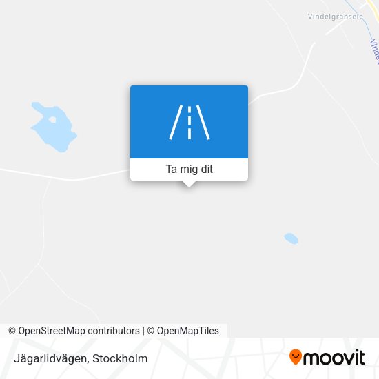 Jägarlidvägen karta