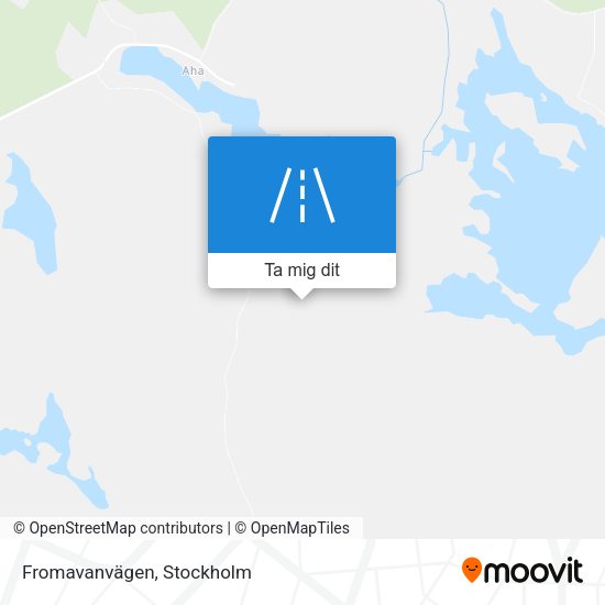 Fromavanvägen karta