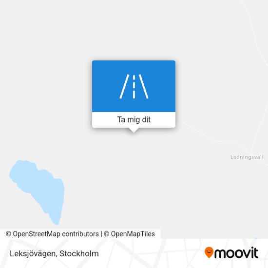Leksjövägen karta