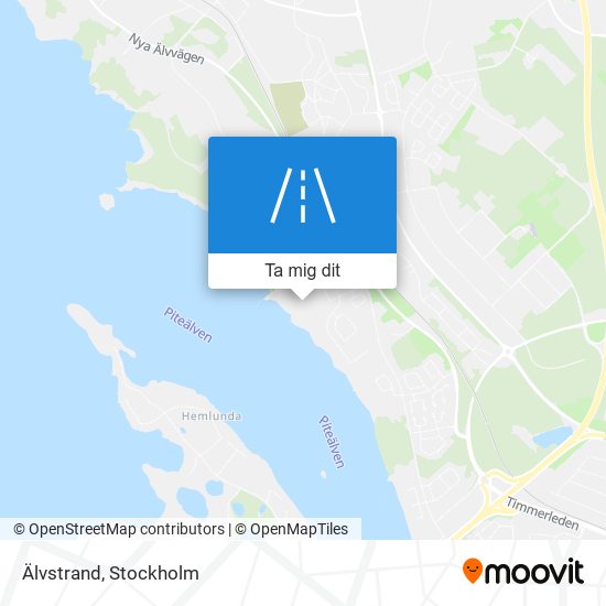 Älvstrand karta