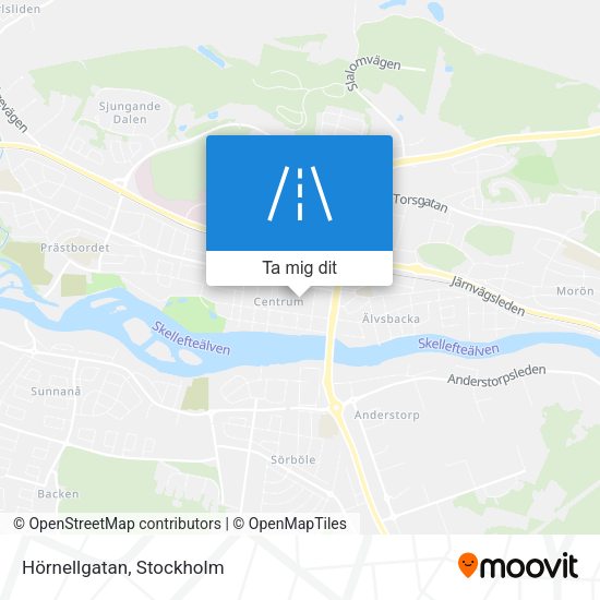 Hörnellgatan karta