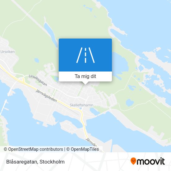 Blåsaregatan karta