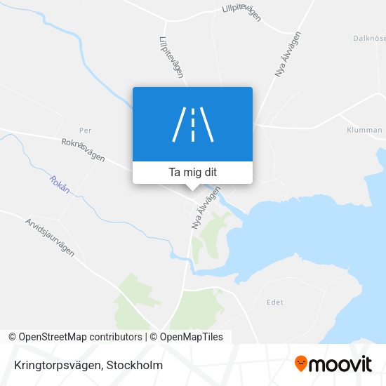 Kringtorpsvägen karta