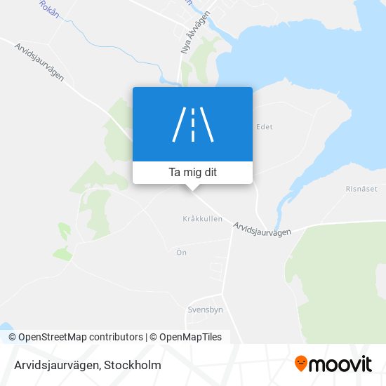 Arvidsjaurvägen karta