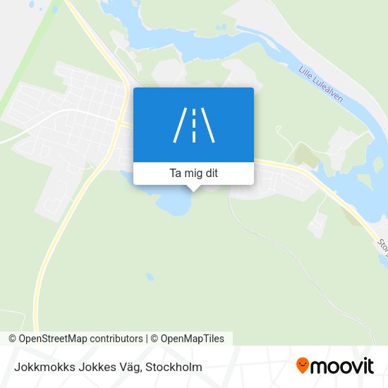 Jokkmokks Jokkes Väg karta