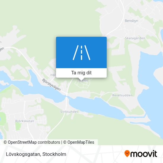 Lövskogsgatan karta