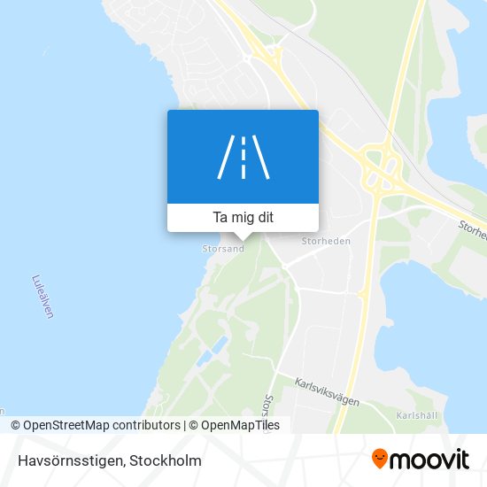 Havsörnsstigen karta