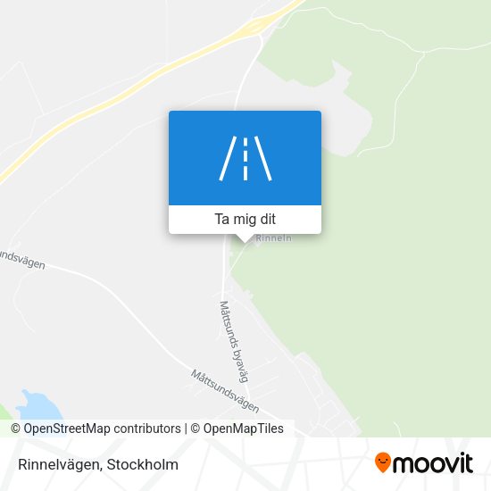 Rinnelvägen karta