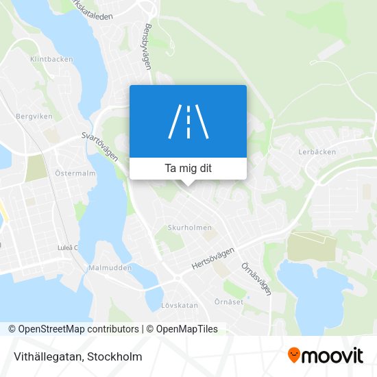 Vithällegatan karta