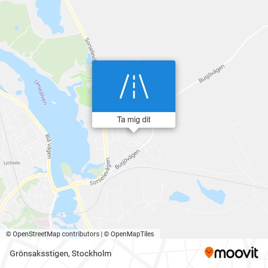 Grönsaksstigen karta