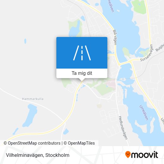 Vilhelminavägen karta