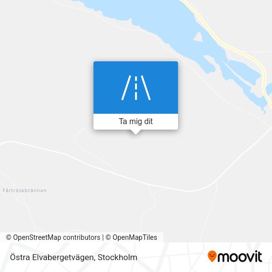Östra Elvabergetvägen karta