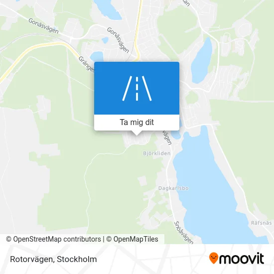 Rotorvägen karta