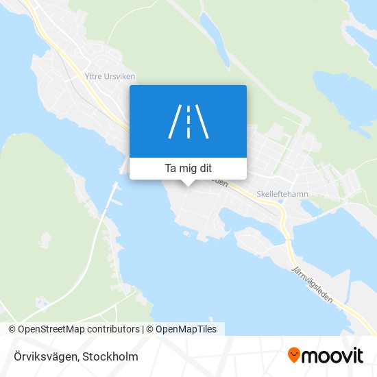 Örviksvägen karta