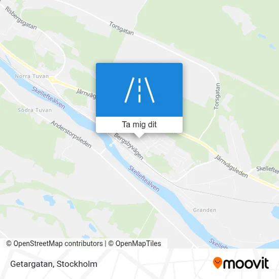 Getargatan karta