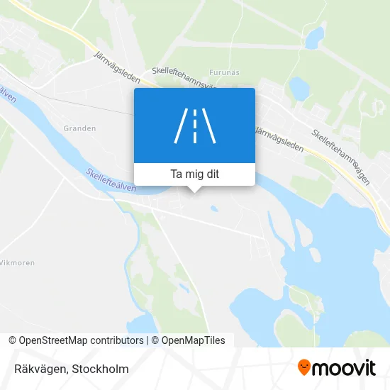 Räkvägen karta