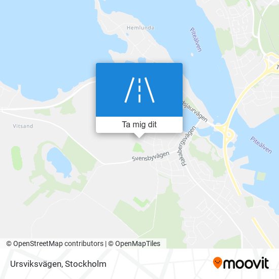 Ursviksvägen karta