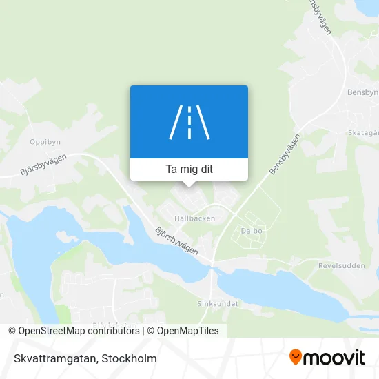 Skvattramgatan karta