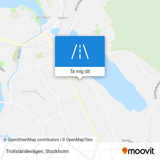 Trollsländevägen karta