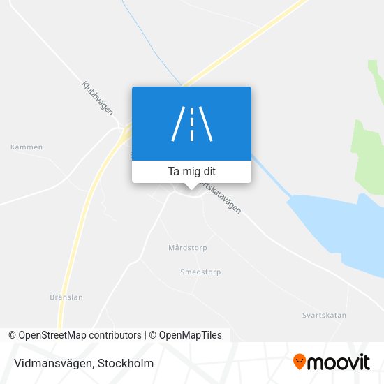 Vidmansvägen karta