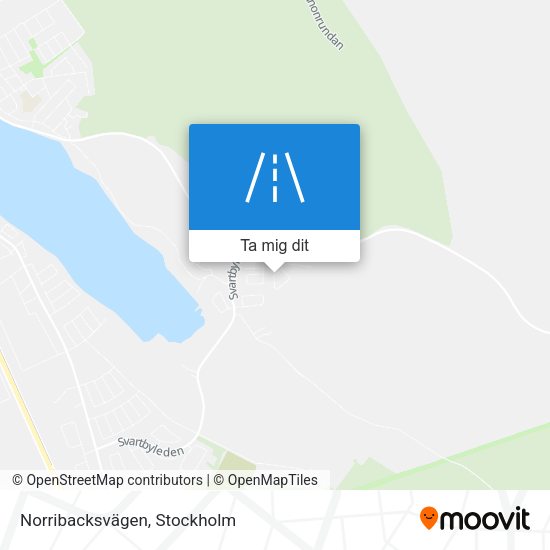 Norribacksvägen karta