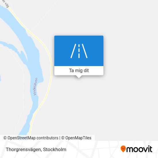 Thorgrensvägen karta