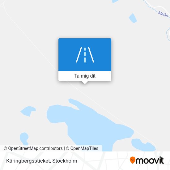 Käringbergssticket karta