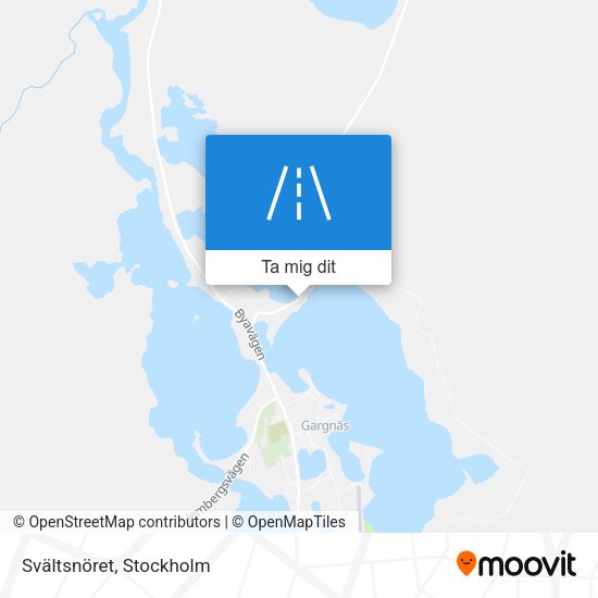 Svältsnöret karta
