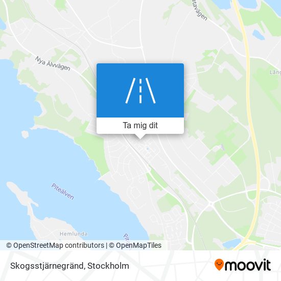 Skogsstjärnegränd karta