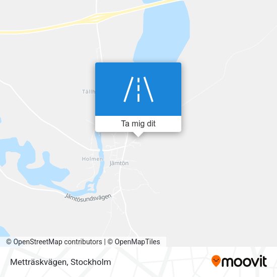Metträskvägen karta