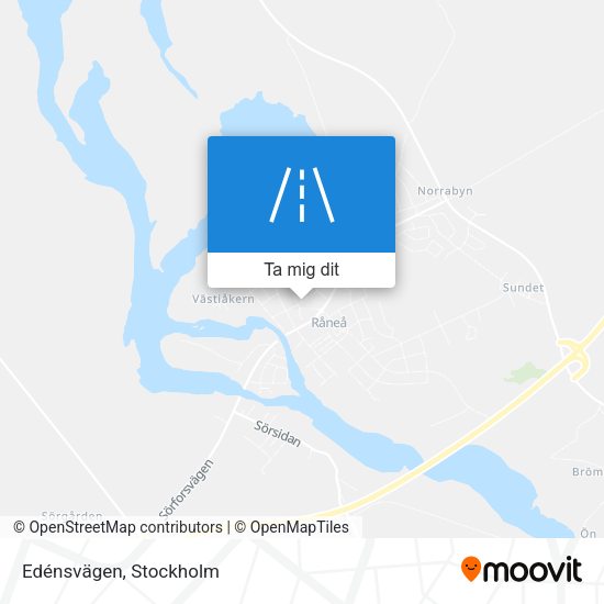 Edénsvägen karta