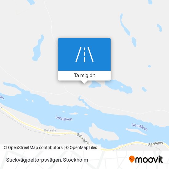 Stickvägjoeltorpsvägen karta