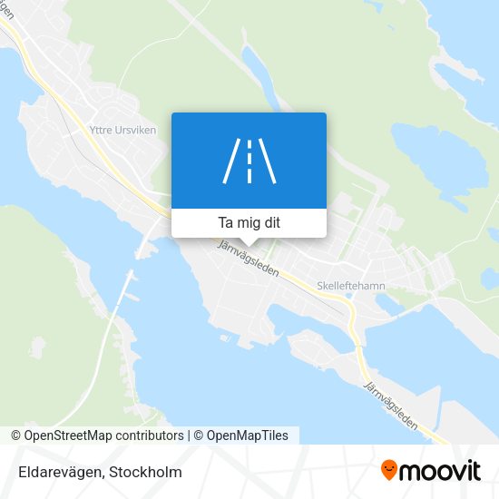 Eldarevägen karta