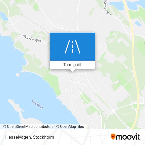 Hesselvägen karta