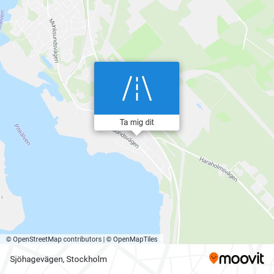 Sjöhagevägen karta