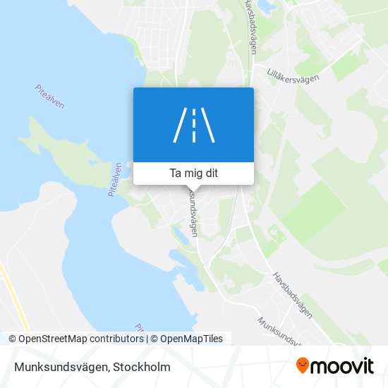 Munksundsvägen karta