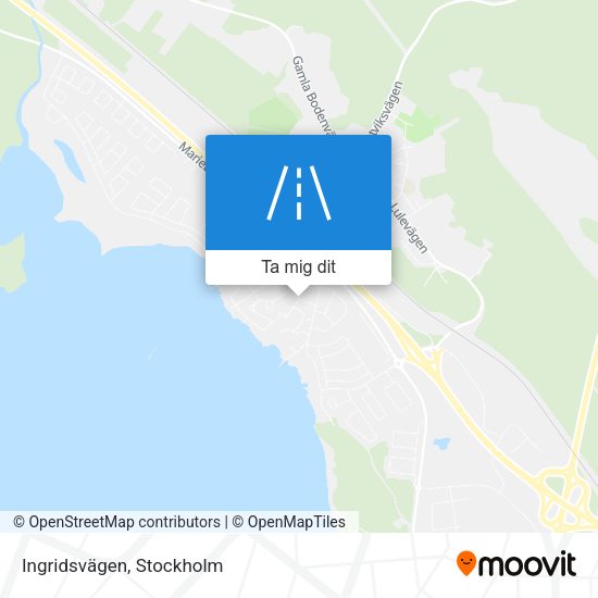 Ingridsvägen karta