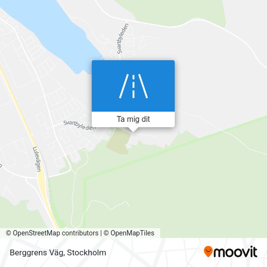 Berggrens Väg karta