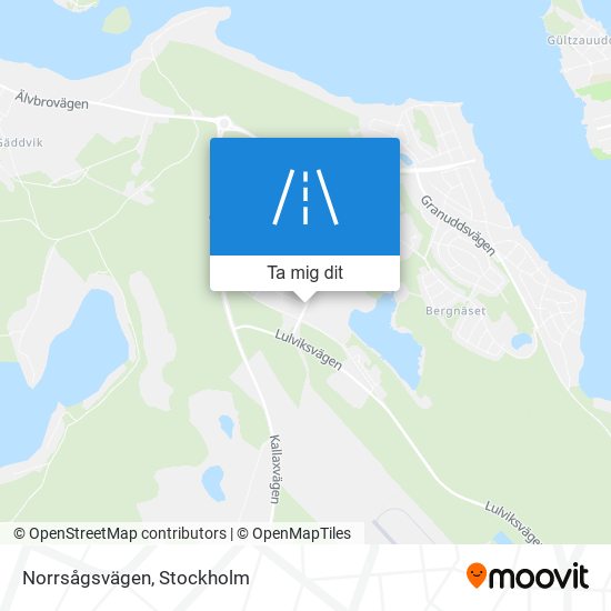 Norrsågsvägen karta