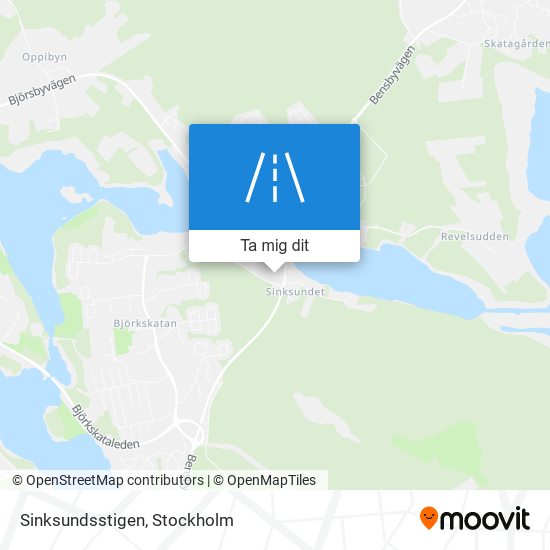 Sinksundsstigen karta