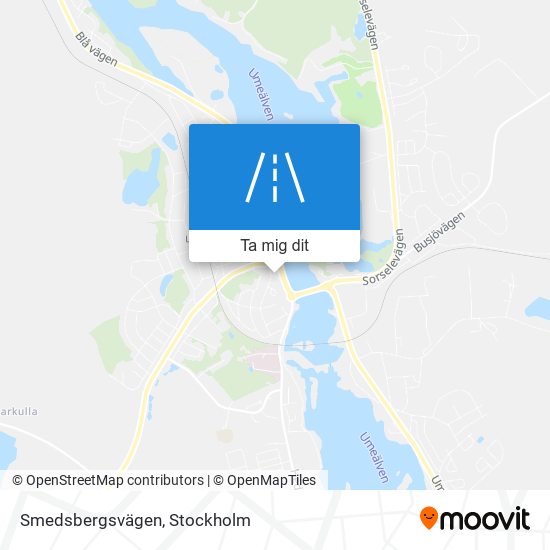 Smedsbergsvägen karta