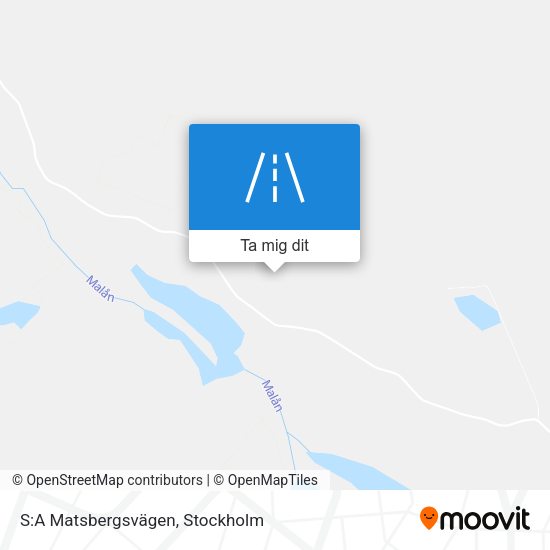 S:A Matsbergsvägen karta