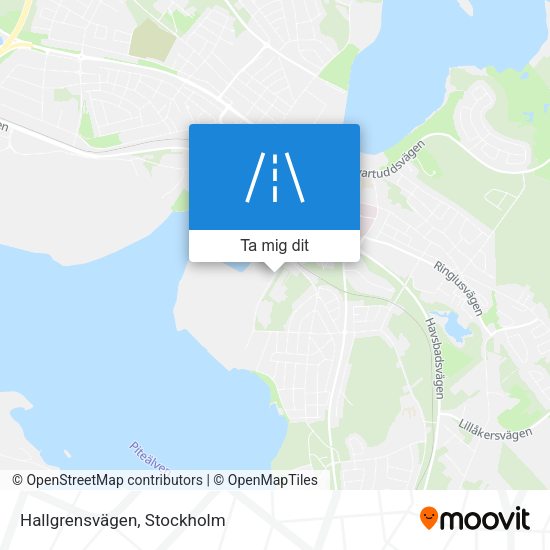 Hallgrensvägen karta