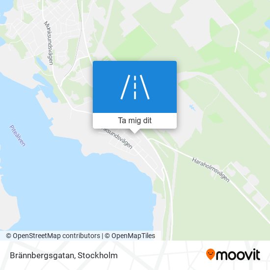 Brännbergsgatan karta