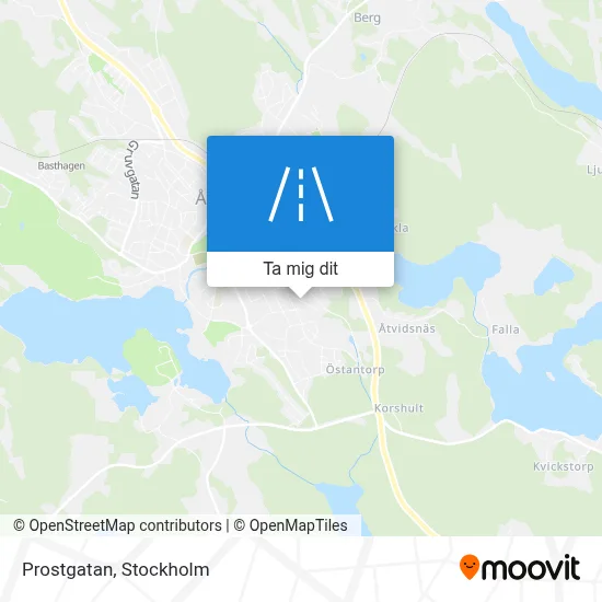 Prostgatan karta