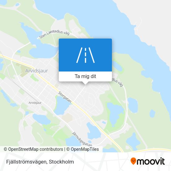 Fjällströmsvägen karta
