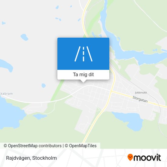 Rajdvägen karta