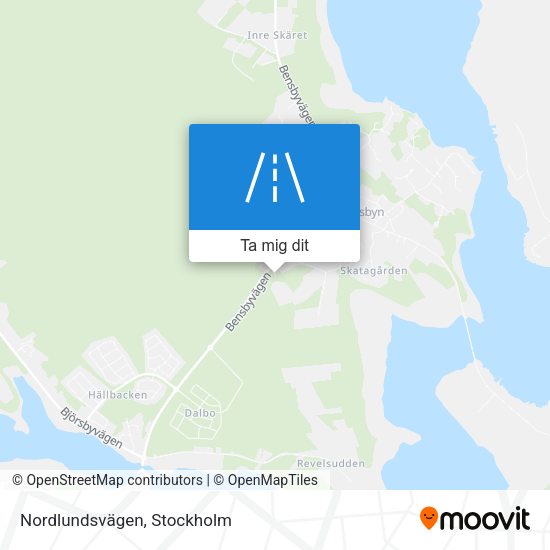 Nordlundsvägen karta