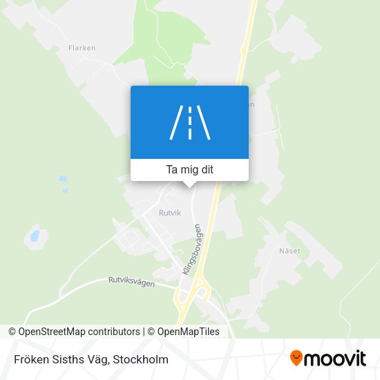 Fröken Sisths Väg karta